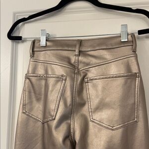Express Metallic Gold Pants